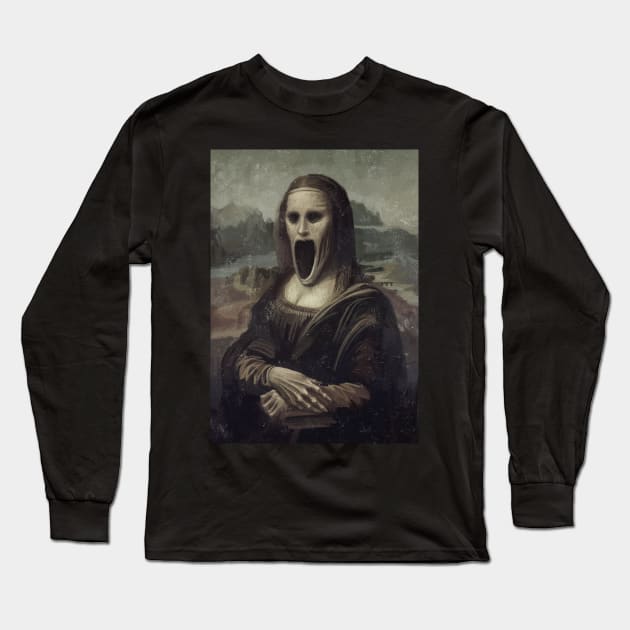 Gioconda Long Sleeve T-Shirt by Danny Ingrassia Art